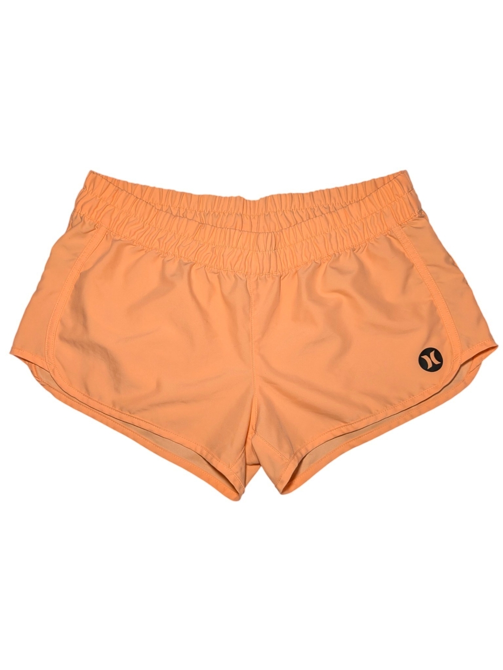 Hurley Women's Boardshorts Size Large Orange Peach Running Athletic Shorts Swim